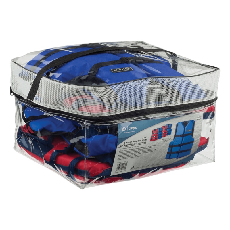 GENERAL PURPOSE LIFE JACKET 4-PACK