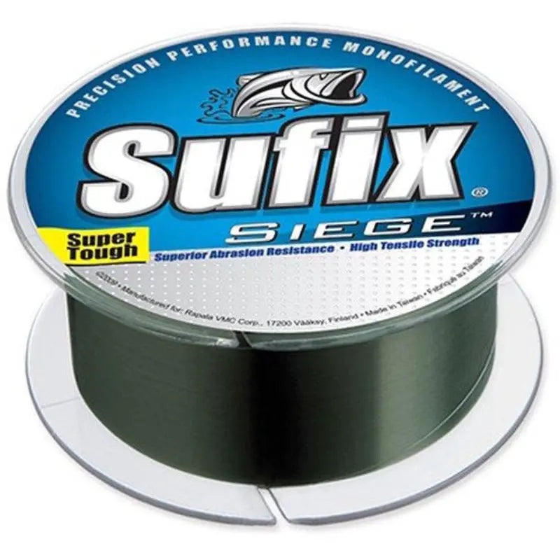 Sufix Siege Monofilament Line (330 yd) 10lb Clear