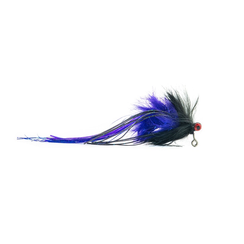 Rainy’s Riendeau’s Hairy Fodder – Black/Purple (3-Pack) 1/0 Black/Purple