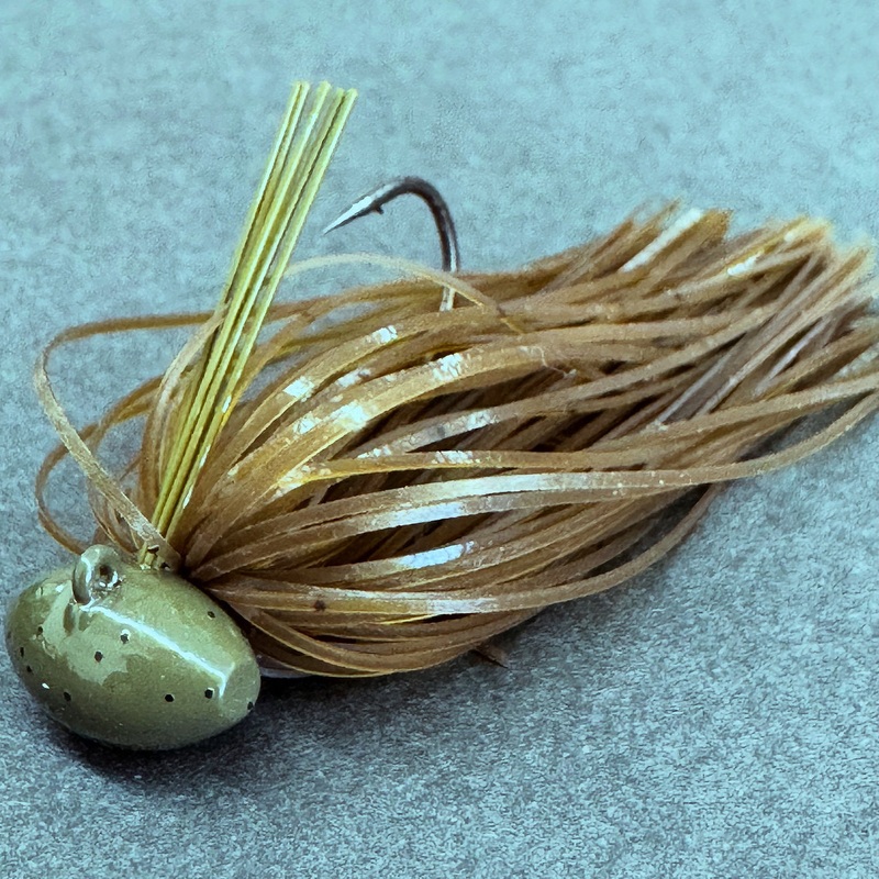 Hag’s Tsunami Tungsten Micro Jig 1/2 oz. Green Pumpkin
