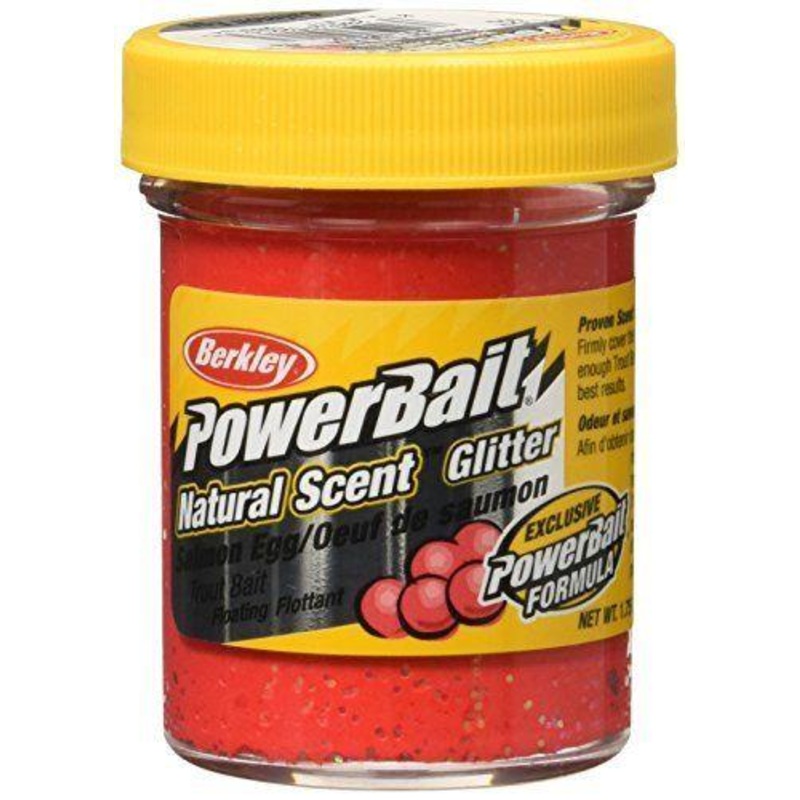 Berkley PowerBait Natural Scent Glitter Trout Bait Garlic – Chartreuse