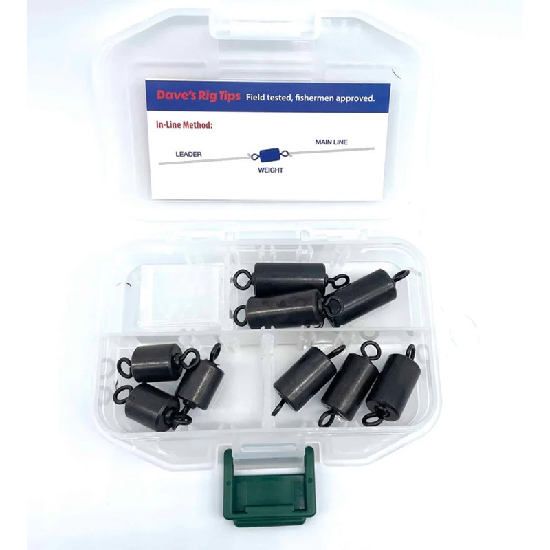 Daves Steel In-Line Weight Pack – 9 Pieces Black 9 pack