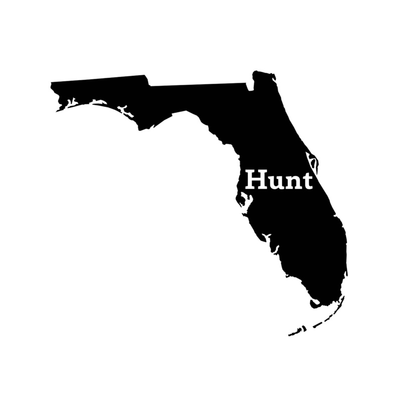 Hunt Florida Decal