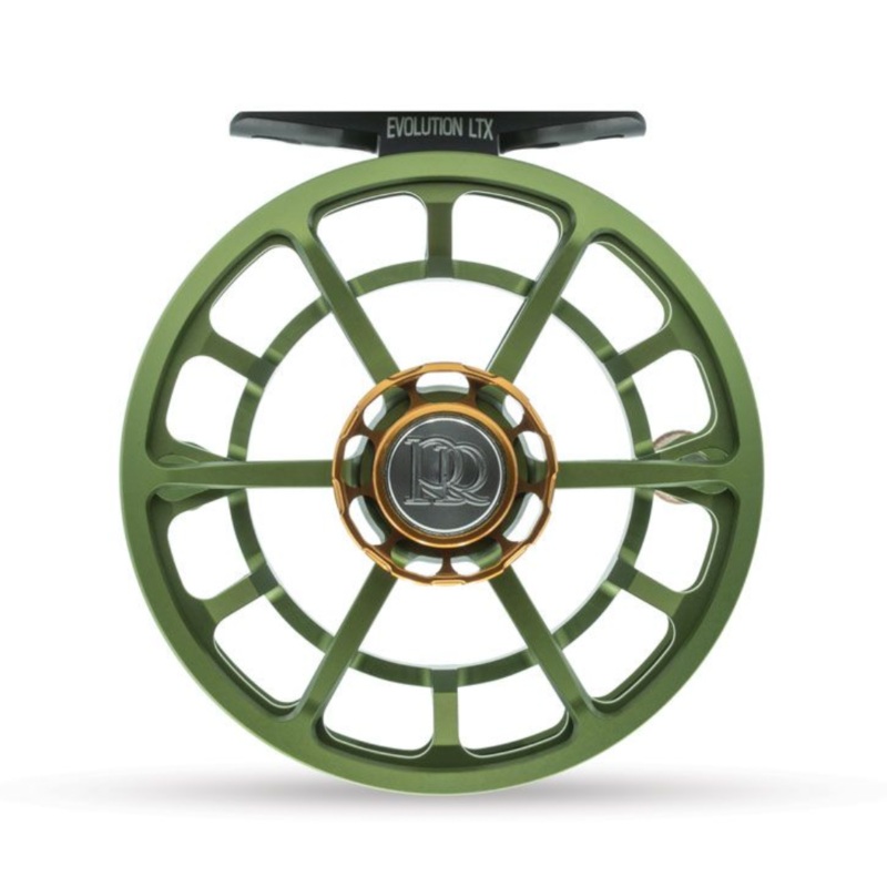 Ross Evolution LTX Fly Reel – Matte Olive – Made in USA 3/4 WT
