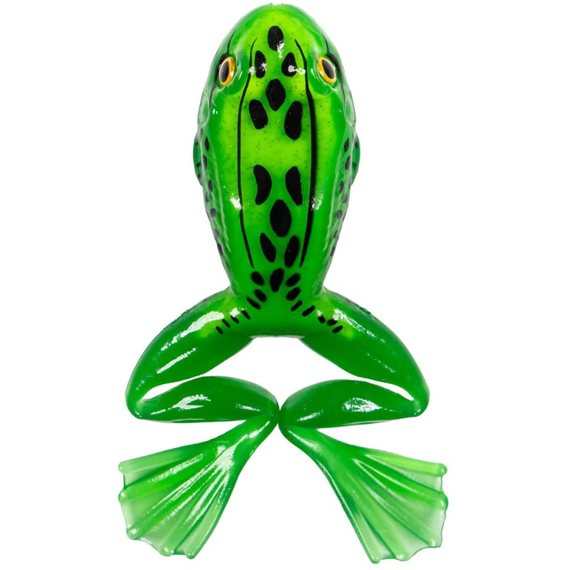 LIVETARGET Freestyle Frog 2.0 – 2 Inch Black & Black 2 inch – 4 pack