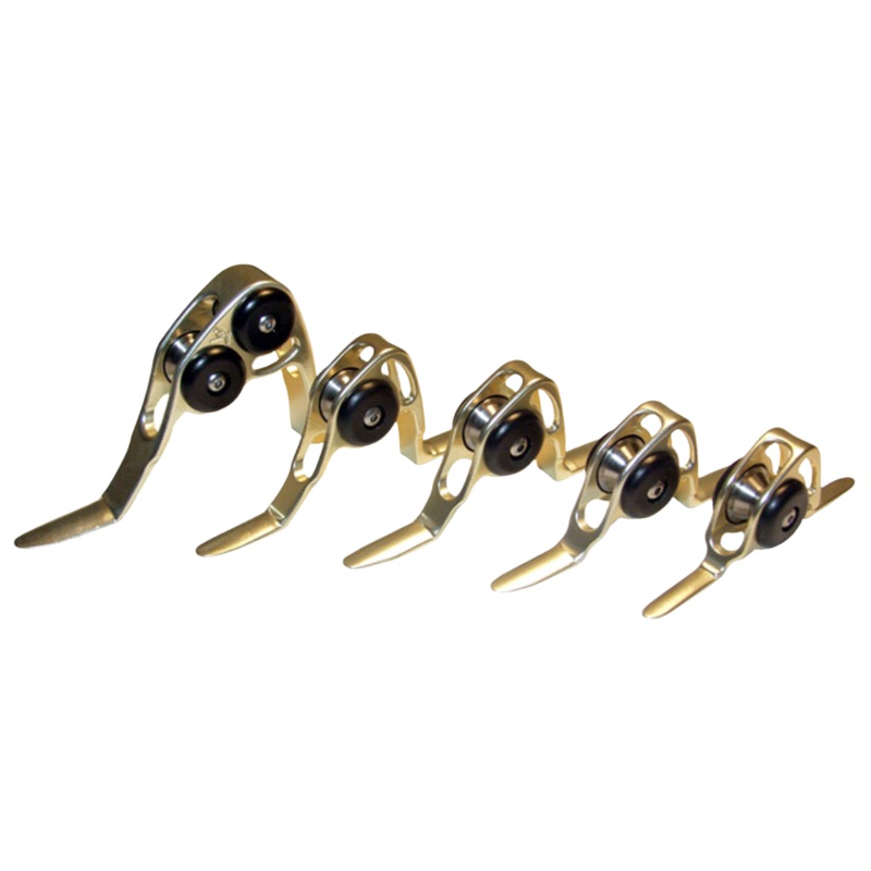 Winthrop Tackle Excel Individual Roller Guides  30 lb to Unlimited Class Black Large Stripper