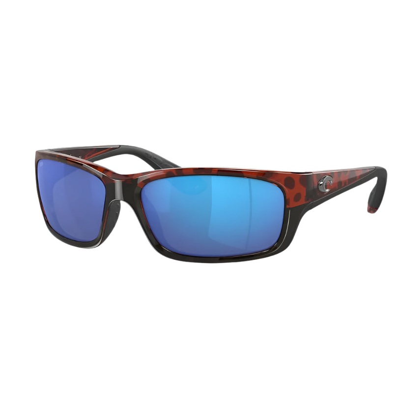 COSTA JOSE POLARIZED SUNGLASSES 10 TORTOISE BLUE MIRROR GLASS (580G)