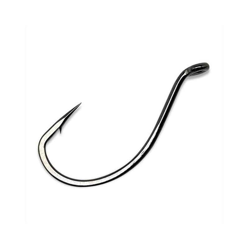 Gamakatsu Walleye Wide Gap Hooks NS Black Size 1 – Q’ty/Pack 8