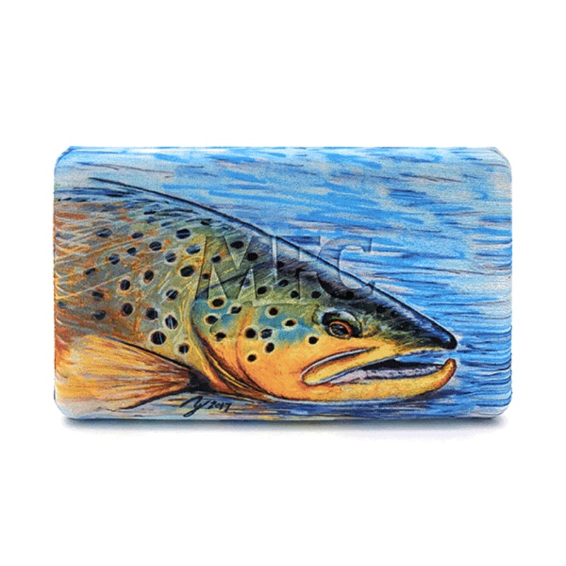 MFC Midge Flyweight Fly Box Hallock’s Brown Trout