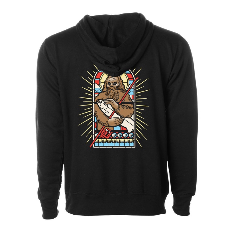 STLHD Men’s Saint Sasquatch Black Standard Hoodie SM