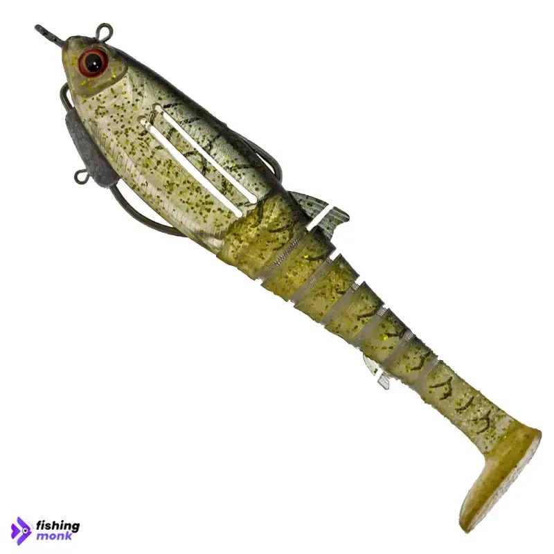 Zerek Flat Shad X Weedless Lure Orange Gill
