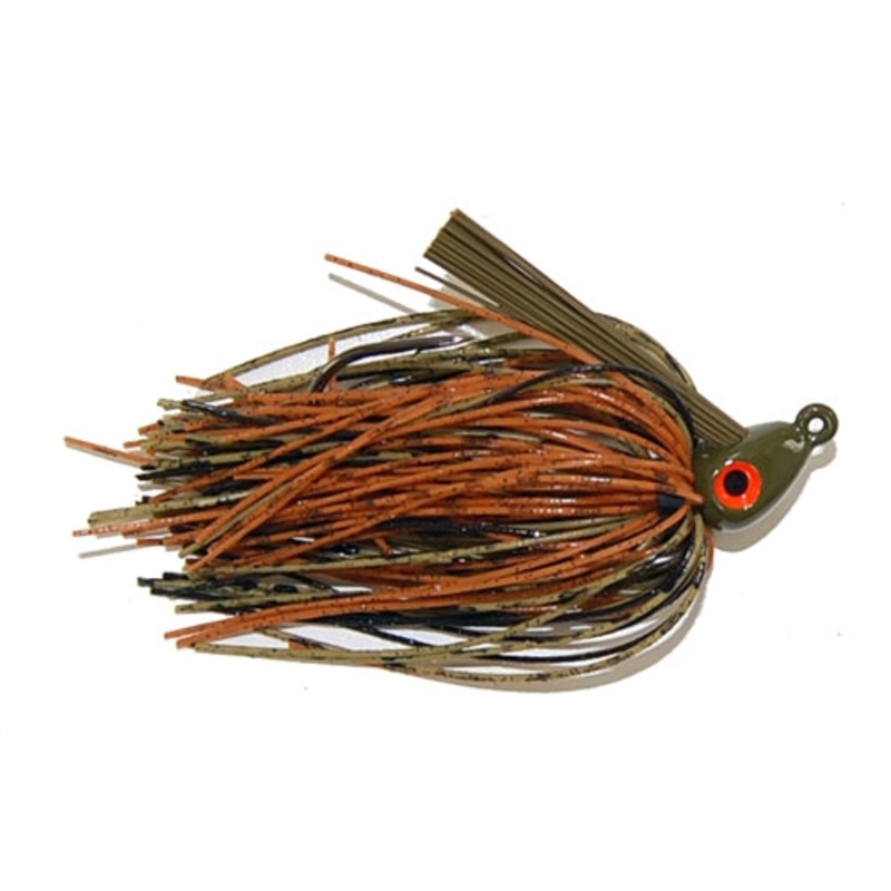 Gambler Heavy Cover Southern Swim Jig Black Blue Purple 1/2 oz