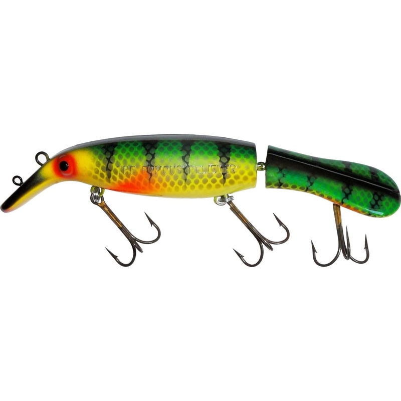 Drifter Tackle Believer Jointed Musky Crankbait Fire Tiger 10″