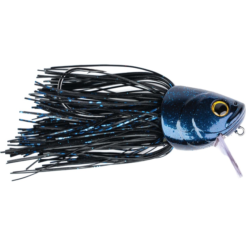 G-Ratt Baits Fighting Fish Hybrid Swim Jig Black/Blue