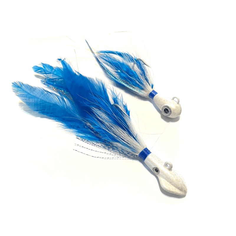 Kingfisher Blue Cobia Jig 1.5oz Squid