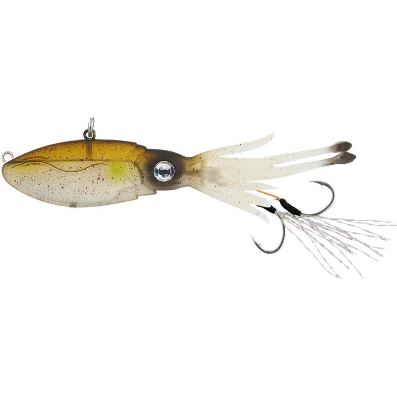 Nomad Design Squidtrex 65 Squid Jig/Vibe Lure – 2.5 Inch Aqua Ghost 2 1/2 inch – 1/4 oz