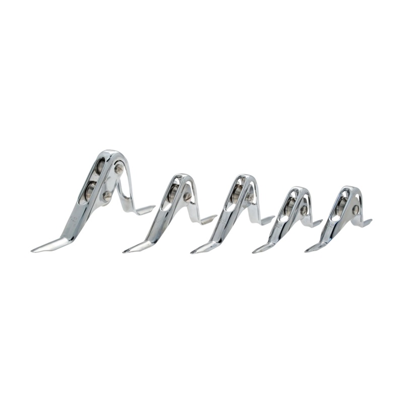 AFTCO Ball Bearing Big Foot Super Heavy Duty Roller Guide Complete Sets Chrome