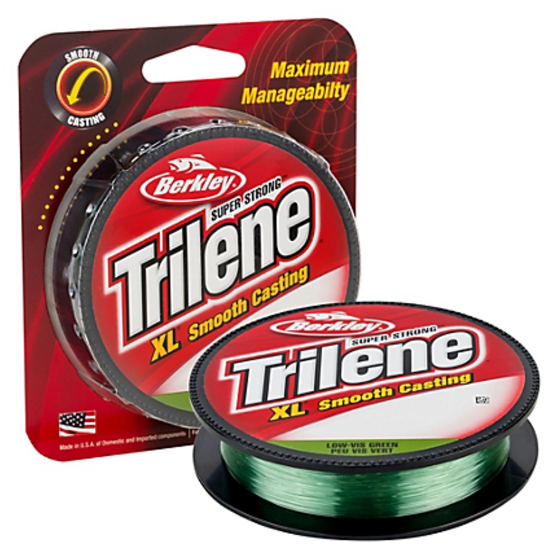 Berkley Trilene XL Monofilament Lo-Vis Green Filler Spools 270-330 Yards 4 pound – 330 yards