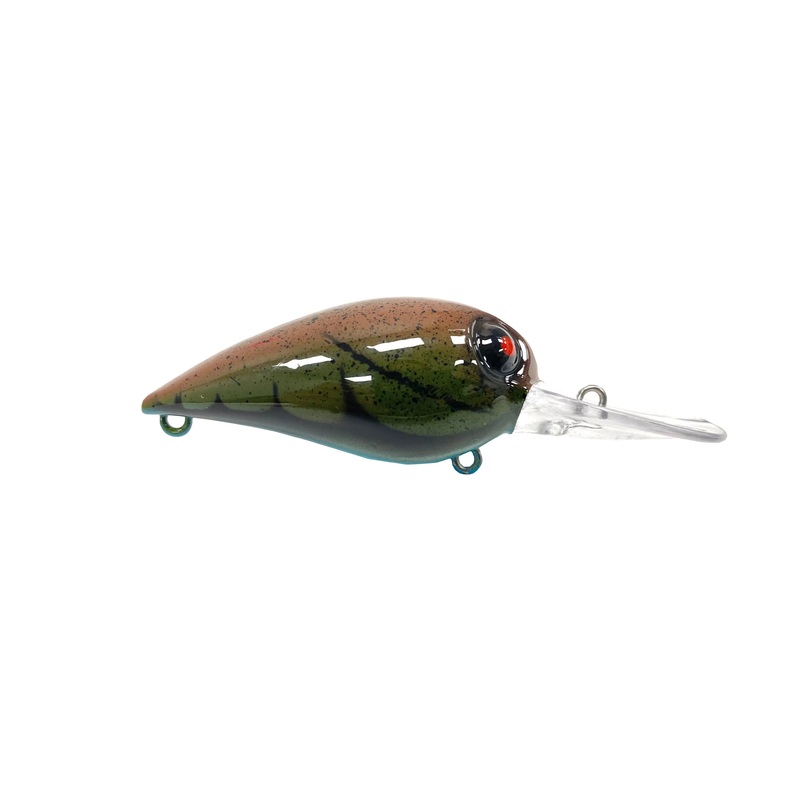 Copperhead Lures Ozarks Wart Custom Painted Crankbait Chameleon Craw*