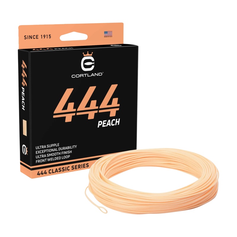 Cortland 444 Classic Peach Fly Line Peach WF4F