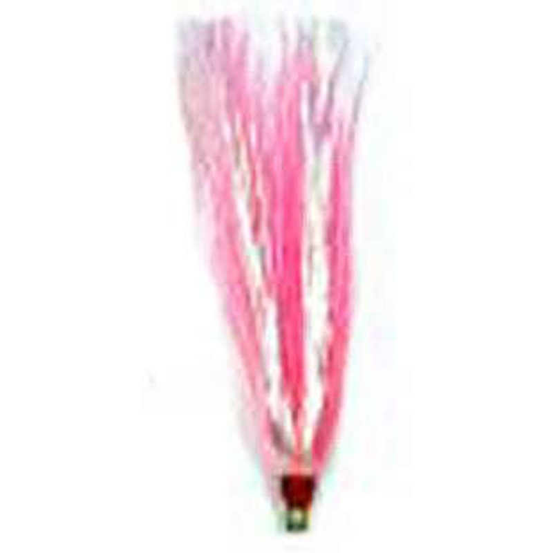 Sea Striker Bucktail Teaser 3″, White/Pearl Mylar, 3/Pack