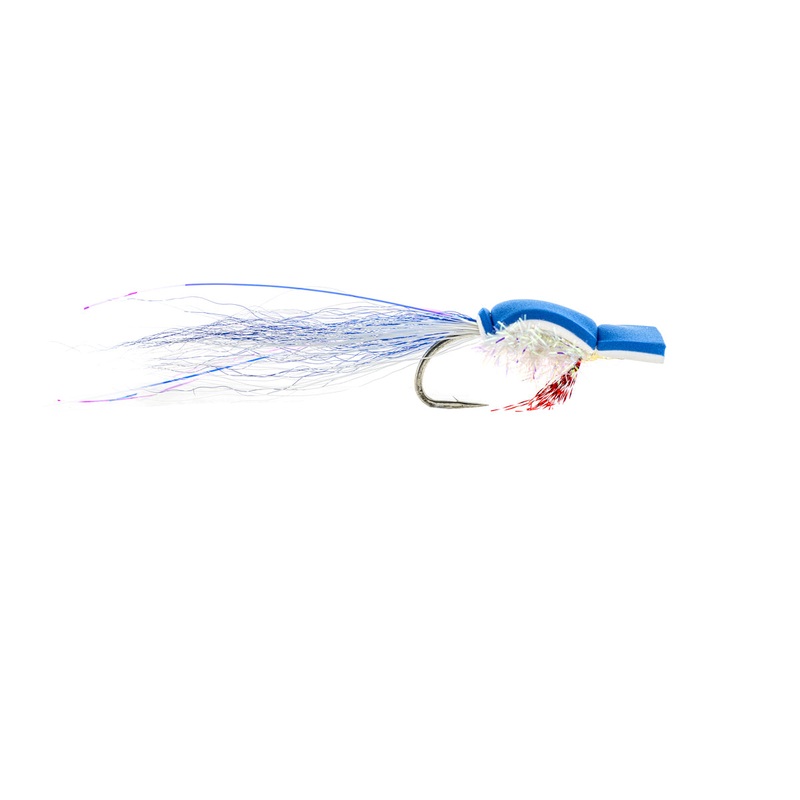 Fulling Mill Gurgler – Blue/White (3-Pack) 3/0