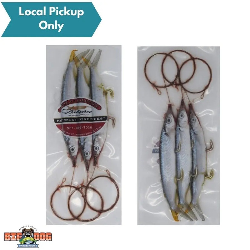 GOLD COAST BALLYHOO WIRE RIGGED DOUBLE HOOK 3 PACK