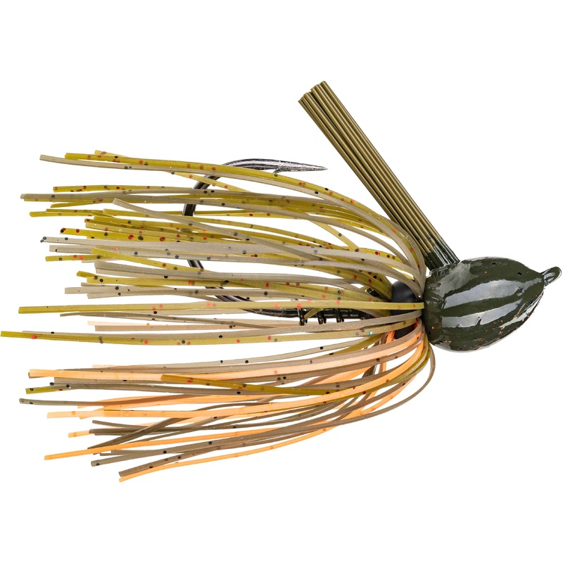 Strike King Hack Attack Fluorocarbon Flipping Jig Bama Craw 1/2 oz