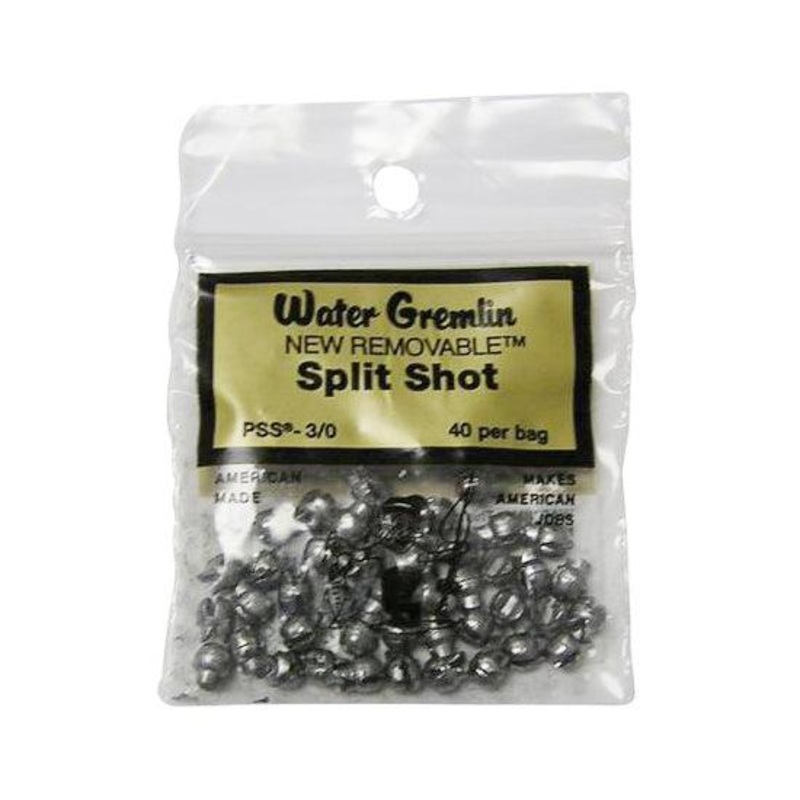 Water Gremlin PSS Removable Split Shots Size 2 – Q’ty/Pk 10